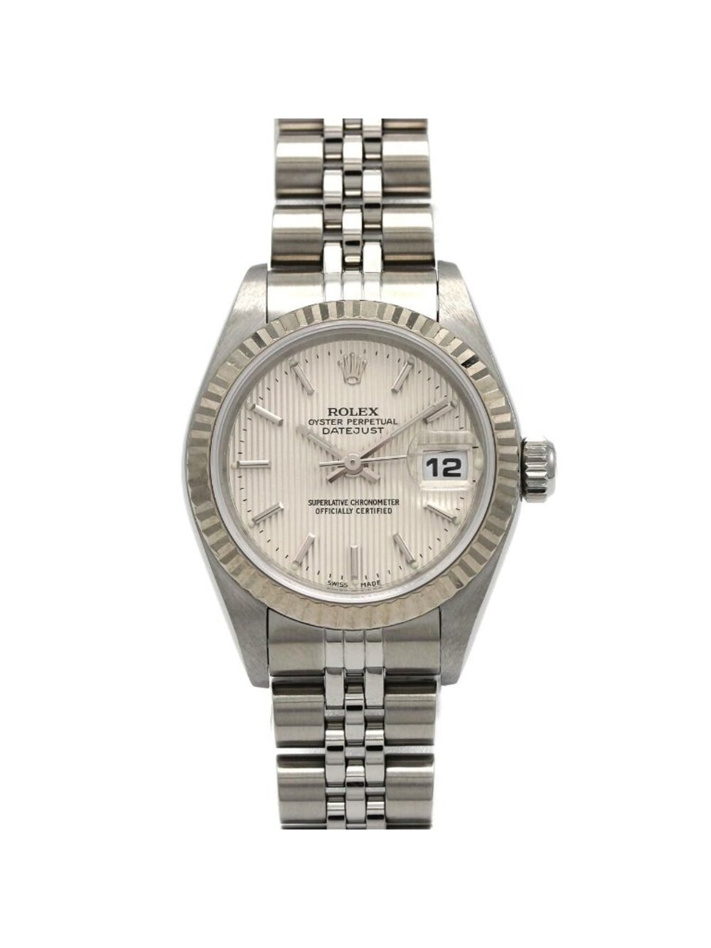 Rolex Datejust Stainless Steel White Gold Automatic